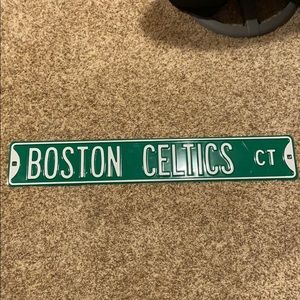 Boston Celtics collector sign